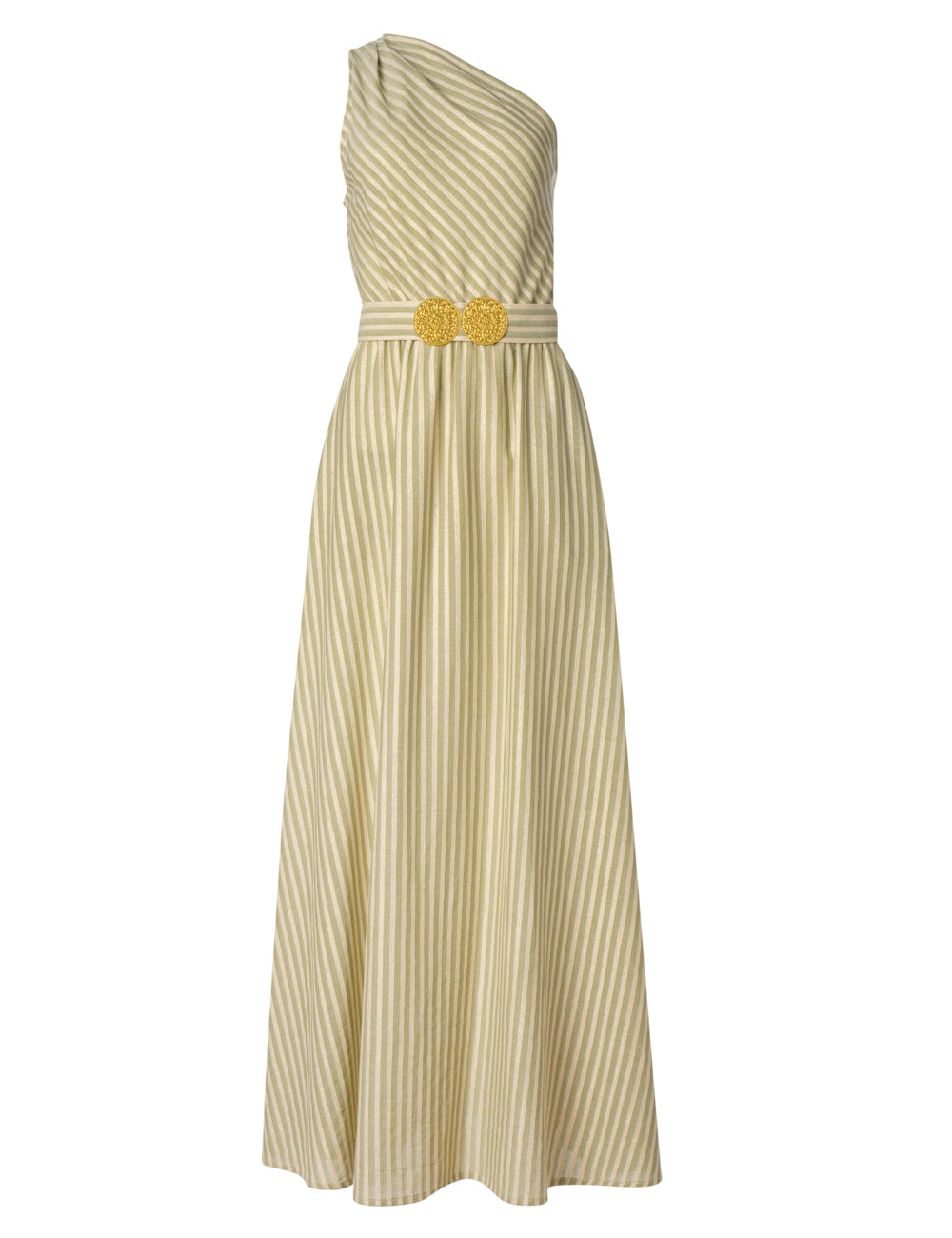 RIVIERA ONE SHOULDER MAXI DRESS