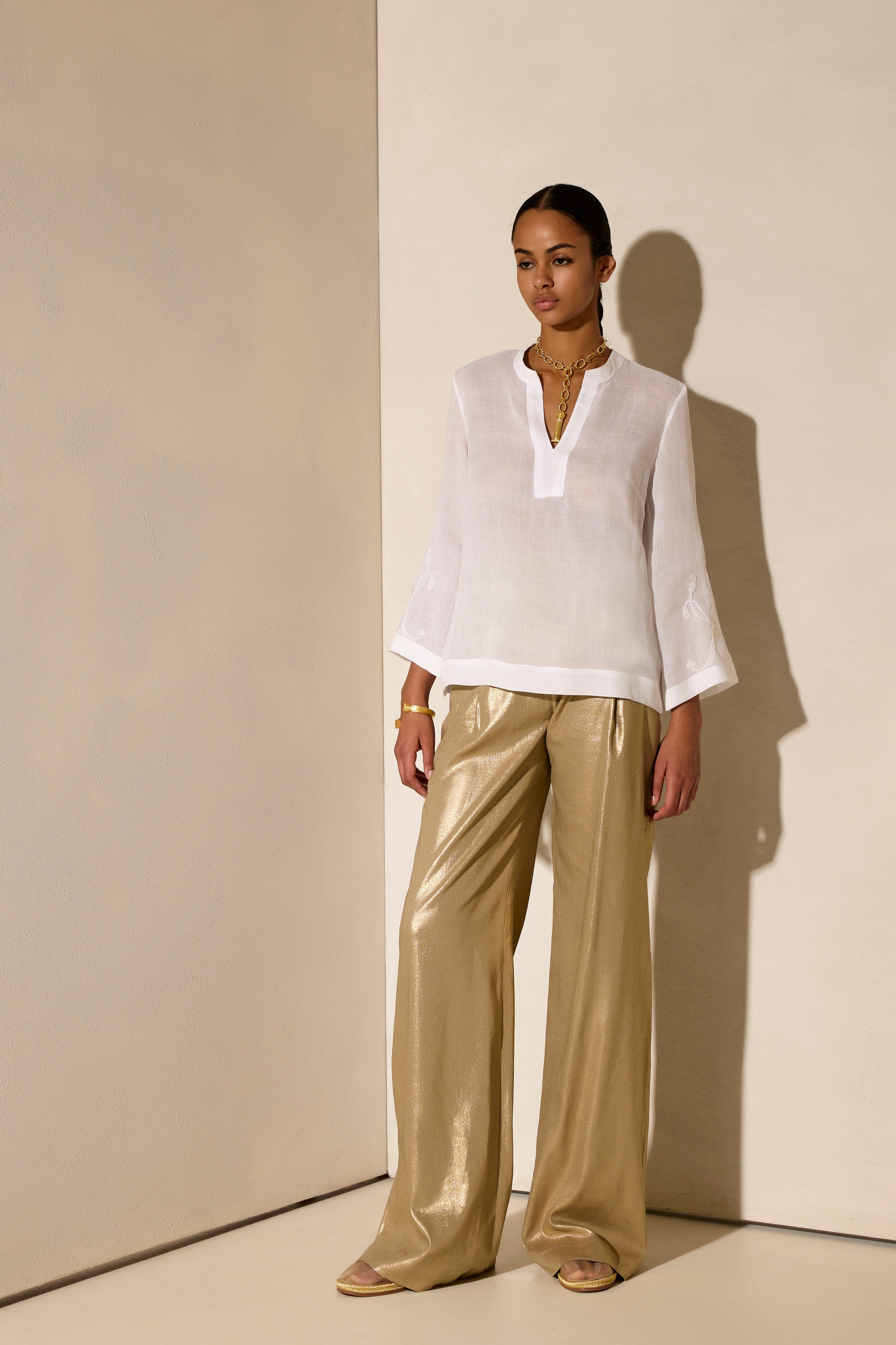 SAILOR GOLDPRINT TROUSERS