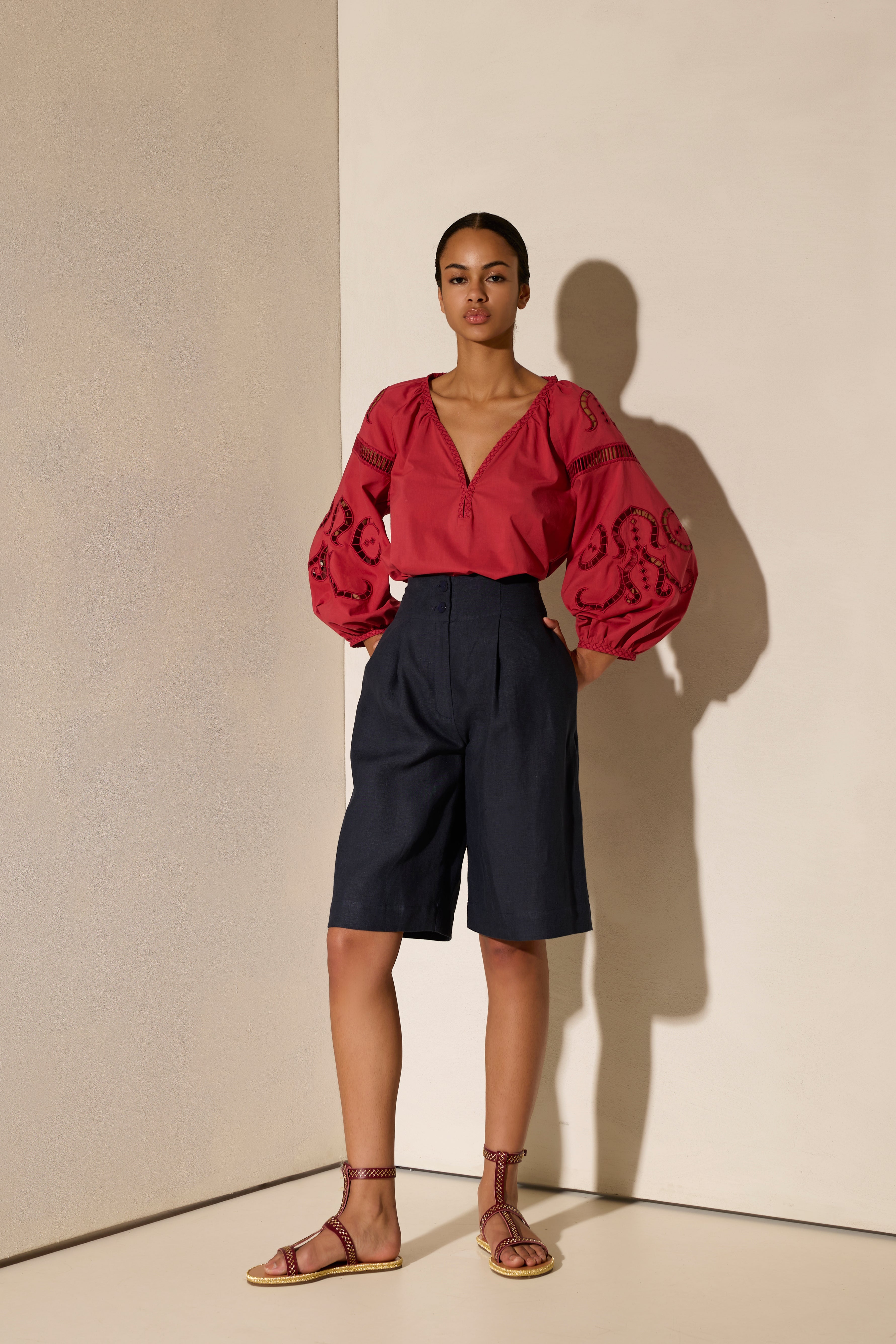 MACHI LINEN SHORTS