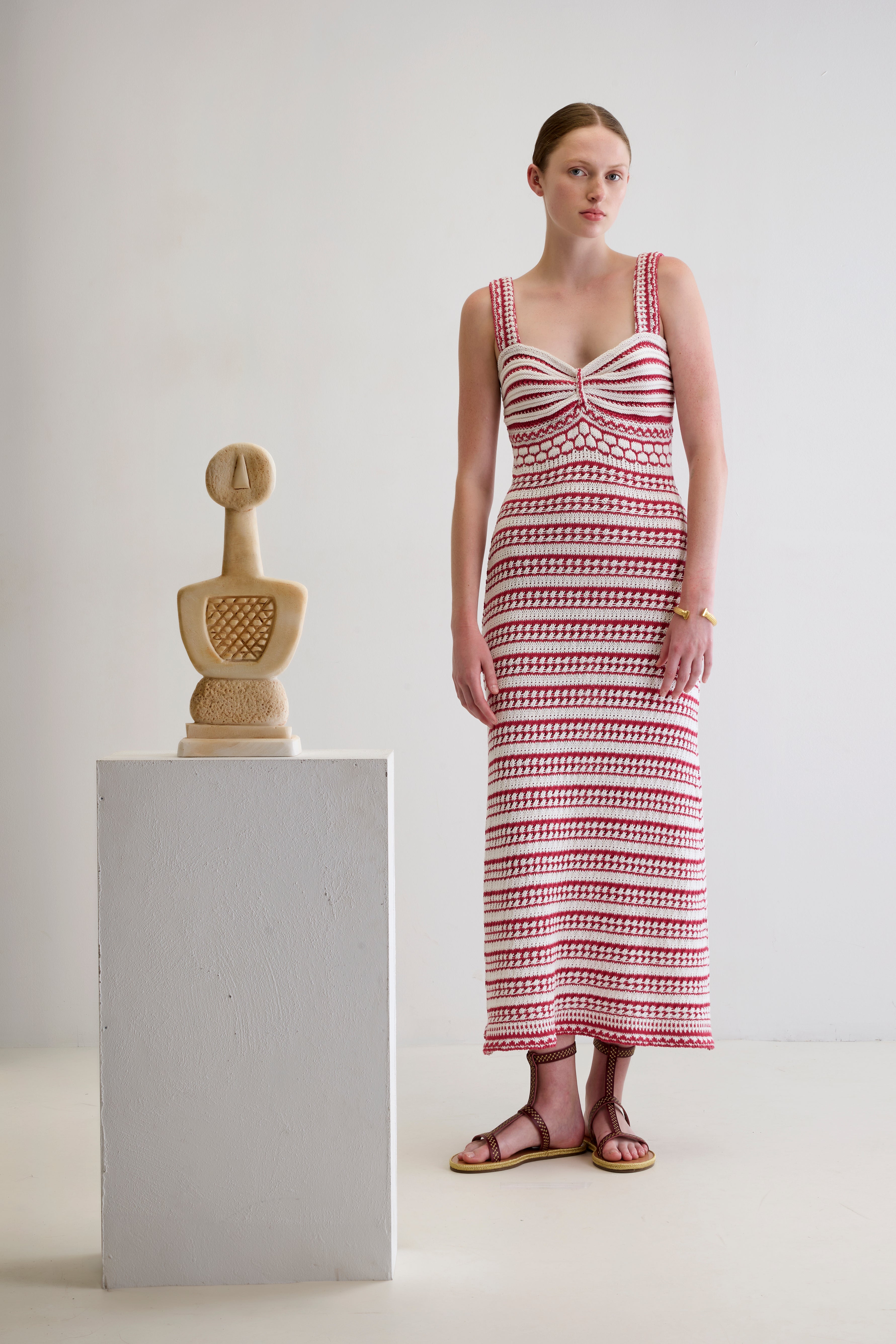 MARIS CROCHET LONG DRESS