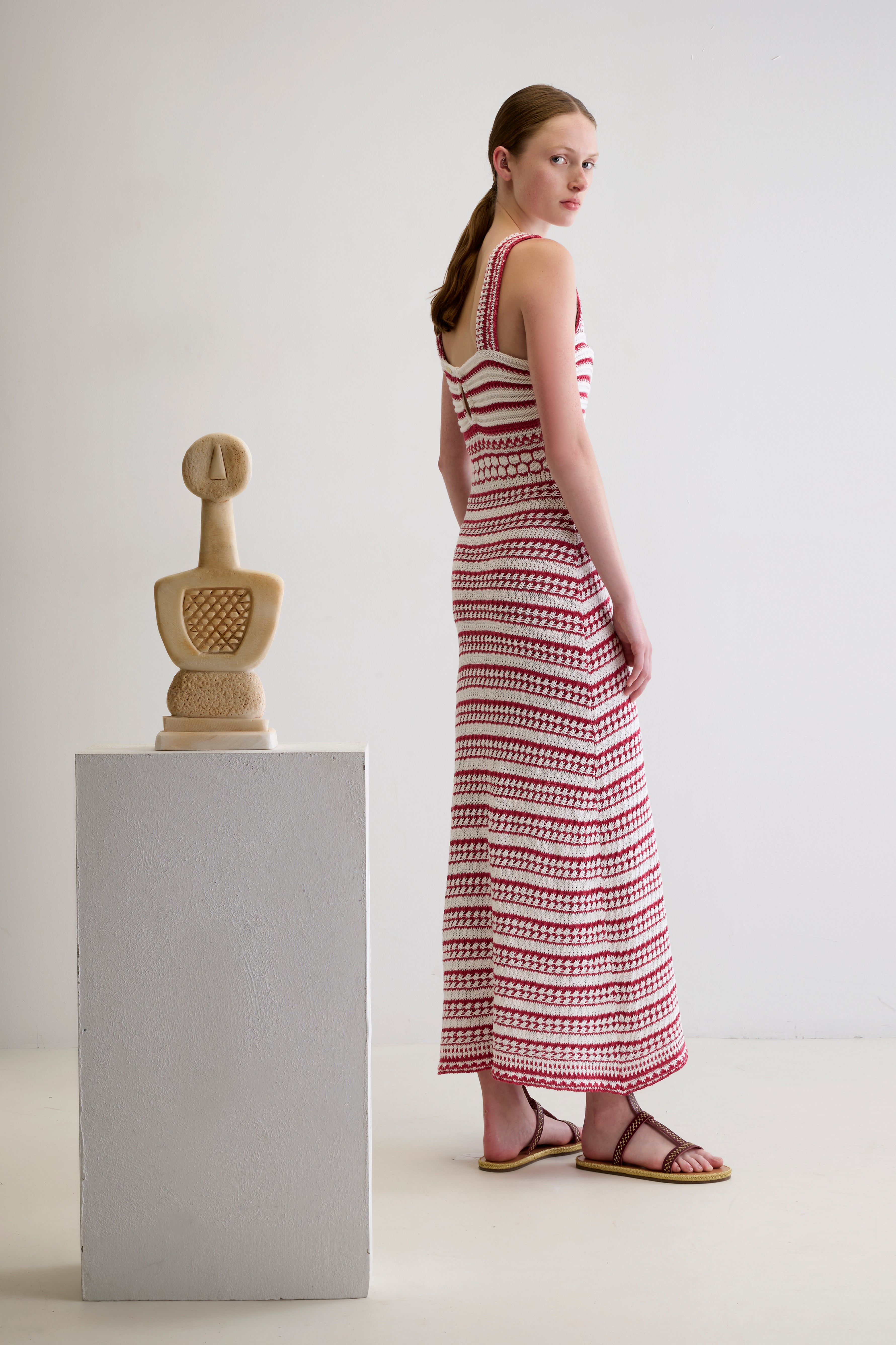 MARIS CROCHET LONG DRESS