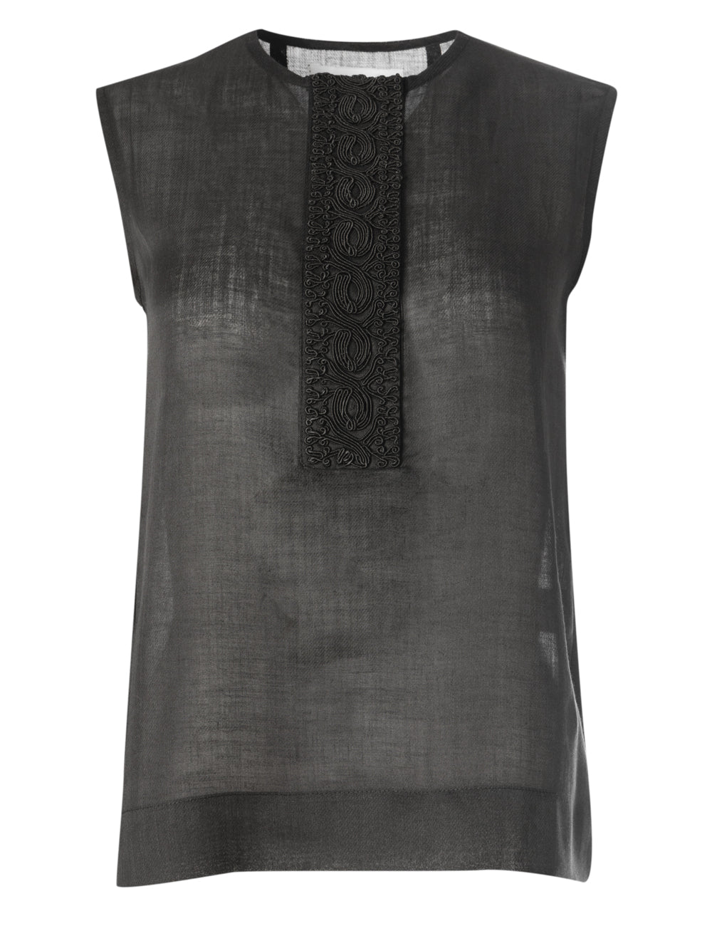 AMALIA CORD EMBROIDERED TOP