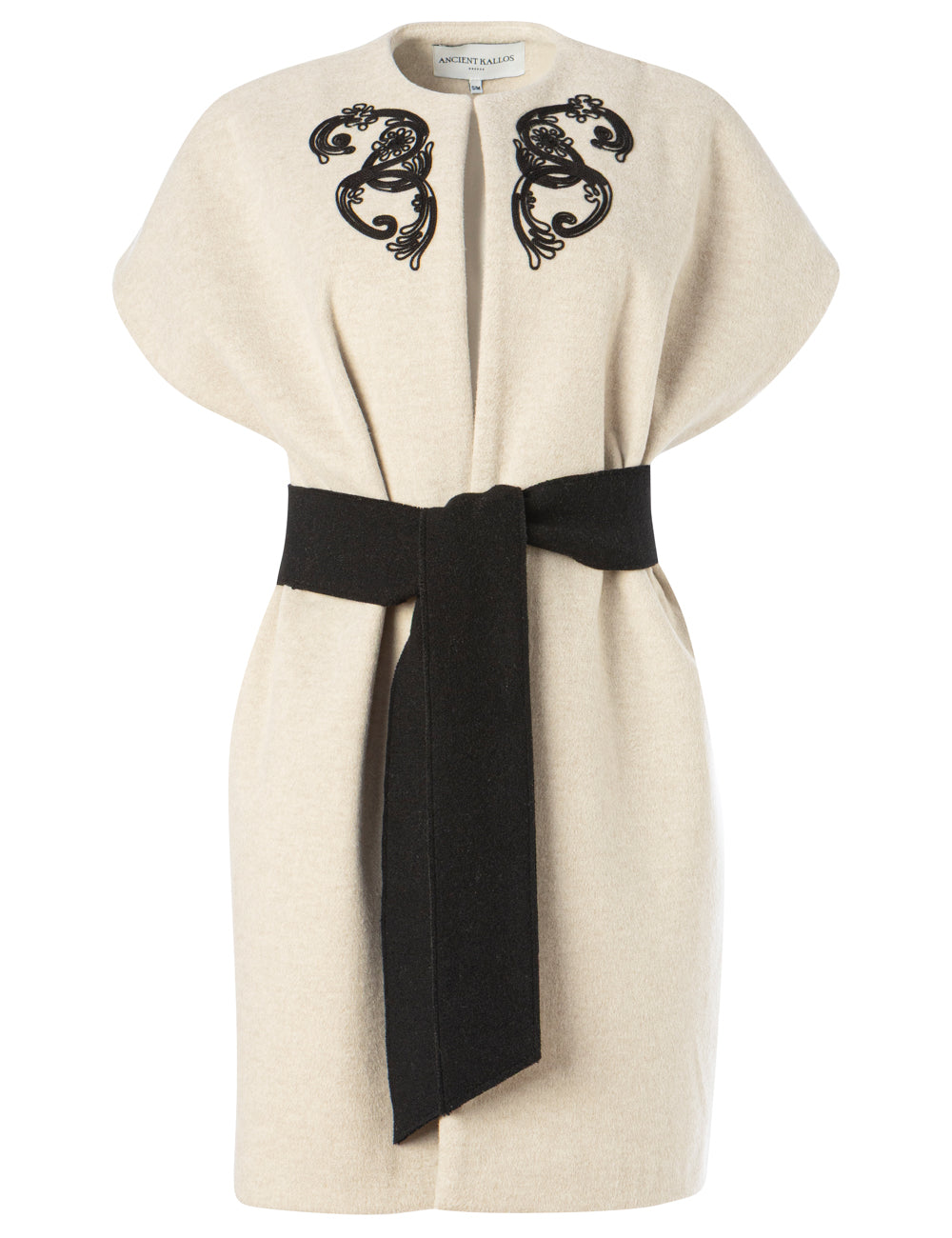 EDERA CORD EMBROIDERED BELTED VEST