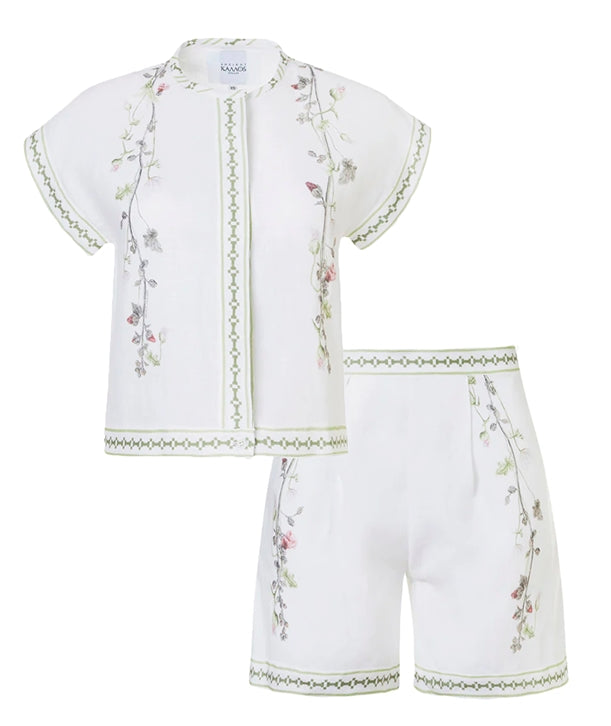 WILD FLOWERS SET OF SHIRT AND SHORTS
