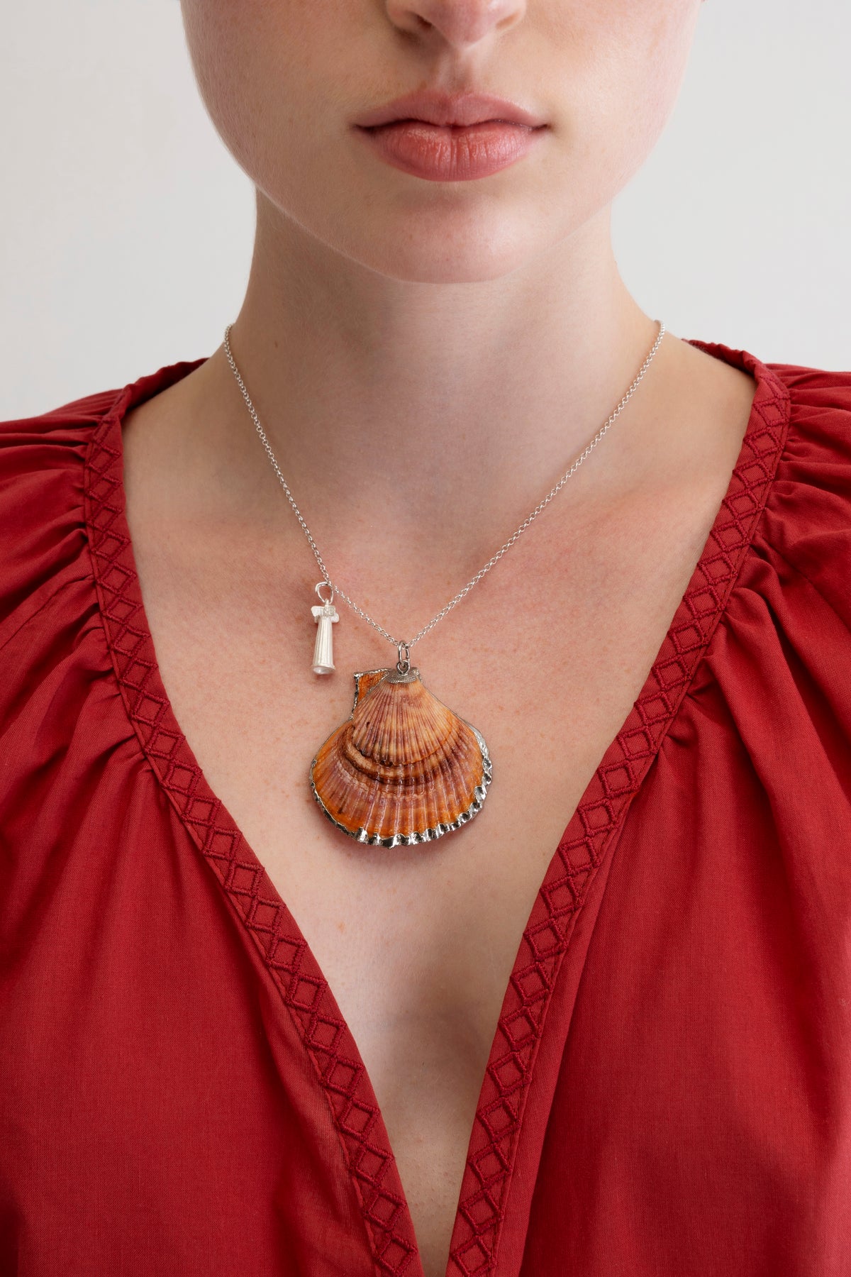 Seashell Column SEASHELL - COLUMN NECKLACE - WEB EXCLUSIVE