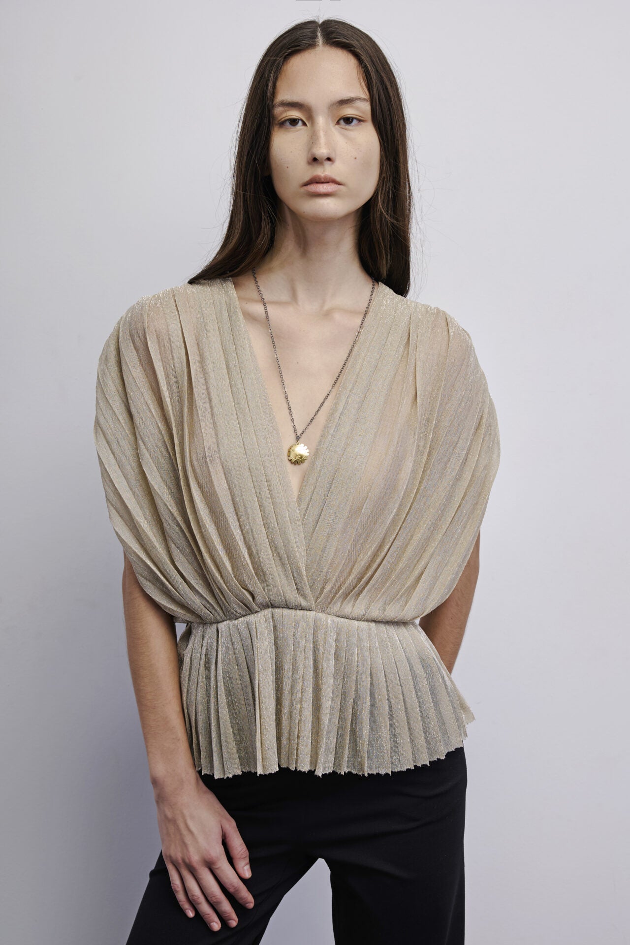 COLUMN PLEATED TOP