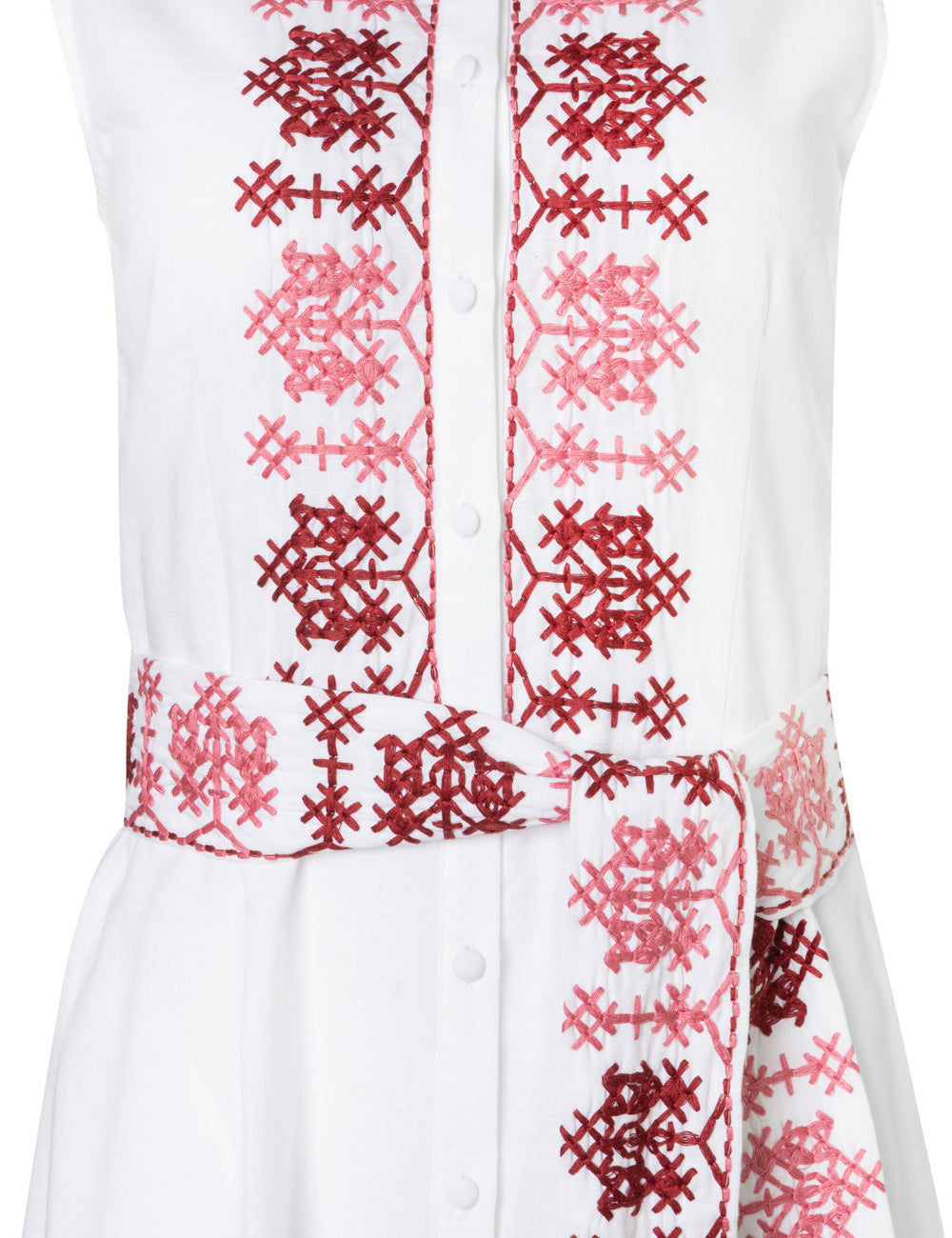 ASTYPALAIA EMBROIDERED LONG SHIRT DRESS