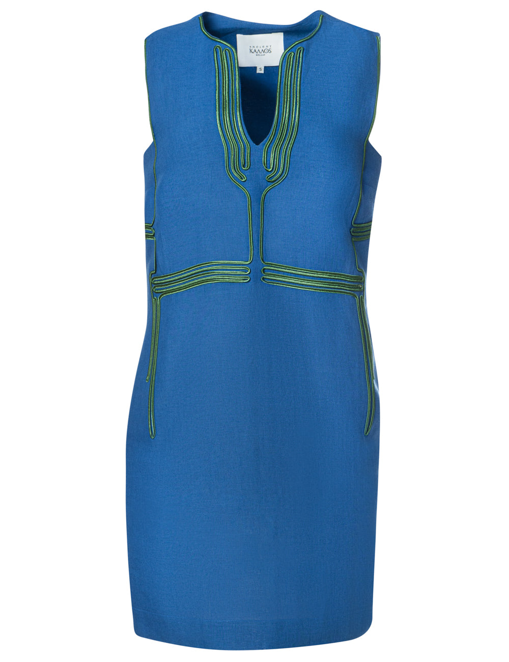 ATHENA CORD EMBROIDERED MINI KAFTAN