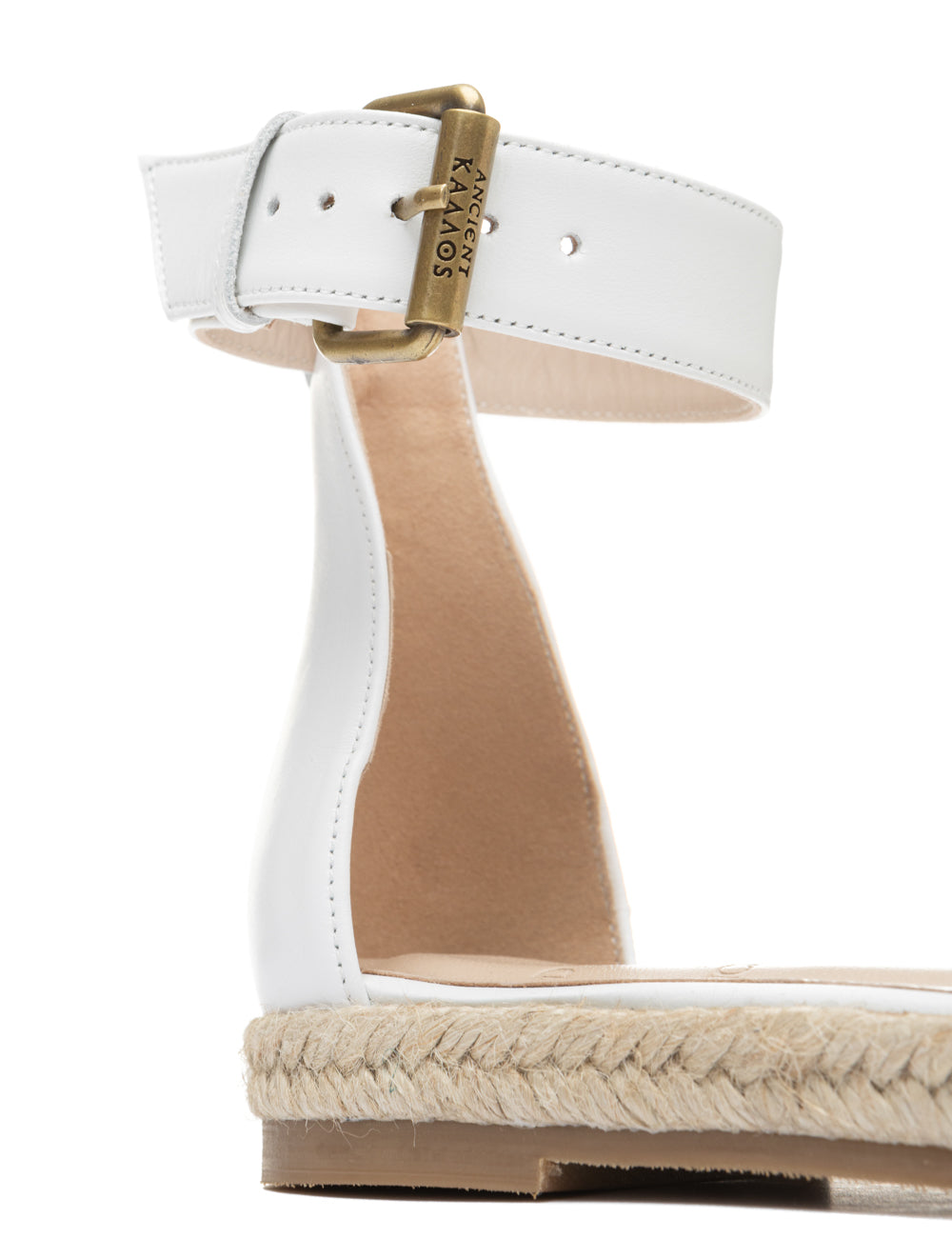 IPHIGENIA CUT EMBROIDERED LEATHER ESPADRILLE SANDALS
