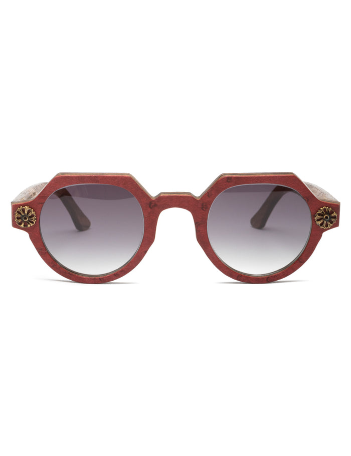 Aigai sunglasses in framboise, Ancient Kallos