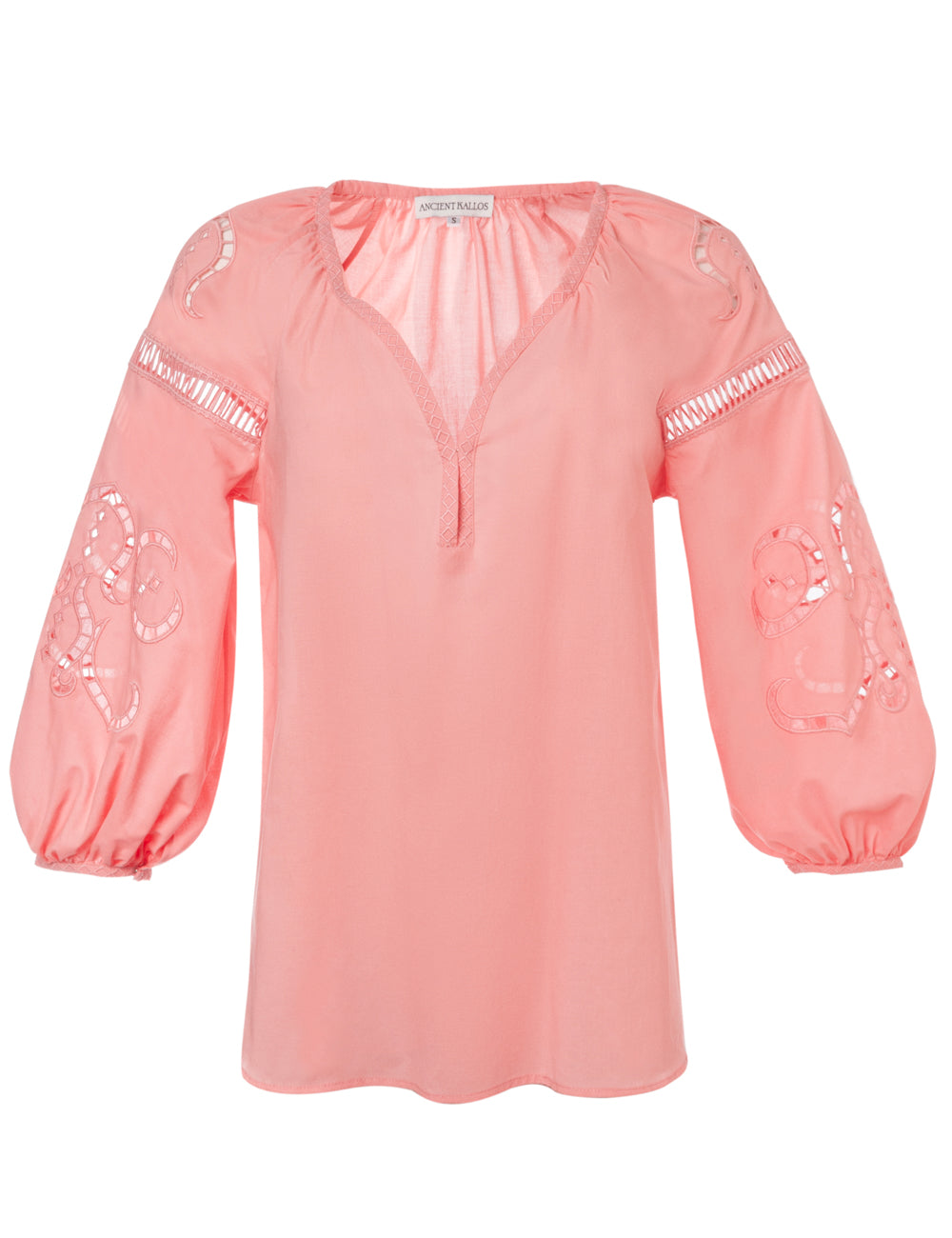 IPHIGENIA CUT EMBROIDERED  BLOUSE