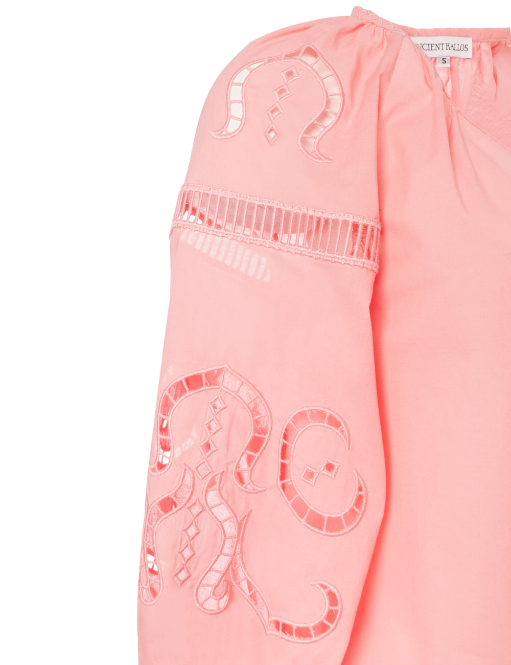 IPHIGENIA CUT EMBROIDERED  BLOUSE