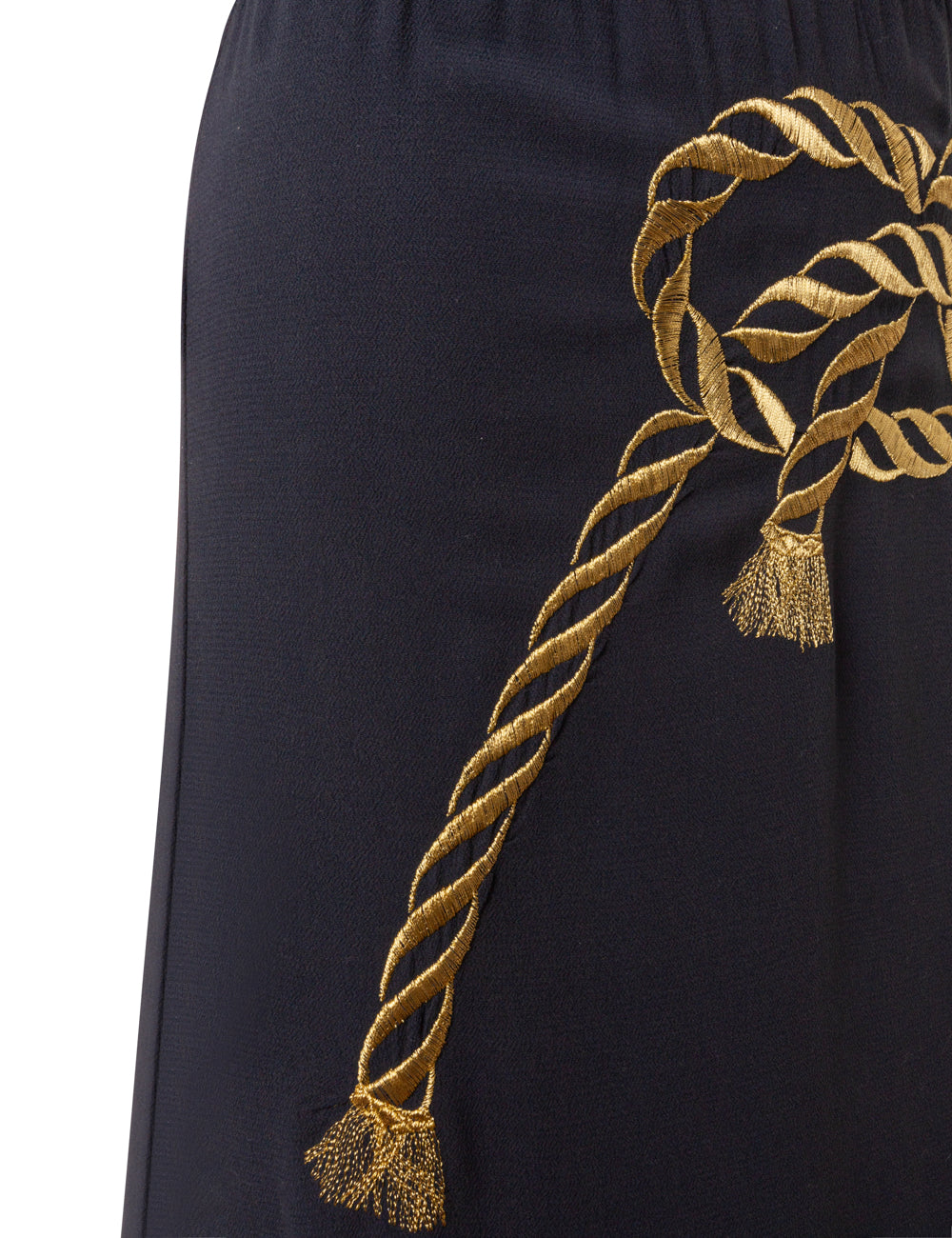 MARINA OFF-SHOULDER MAXI EMBROIDERED DRESS