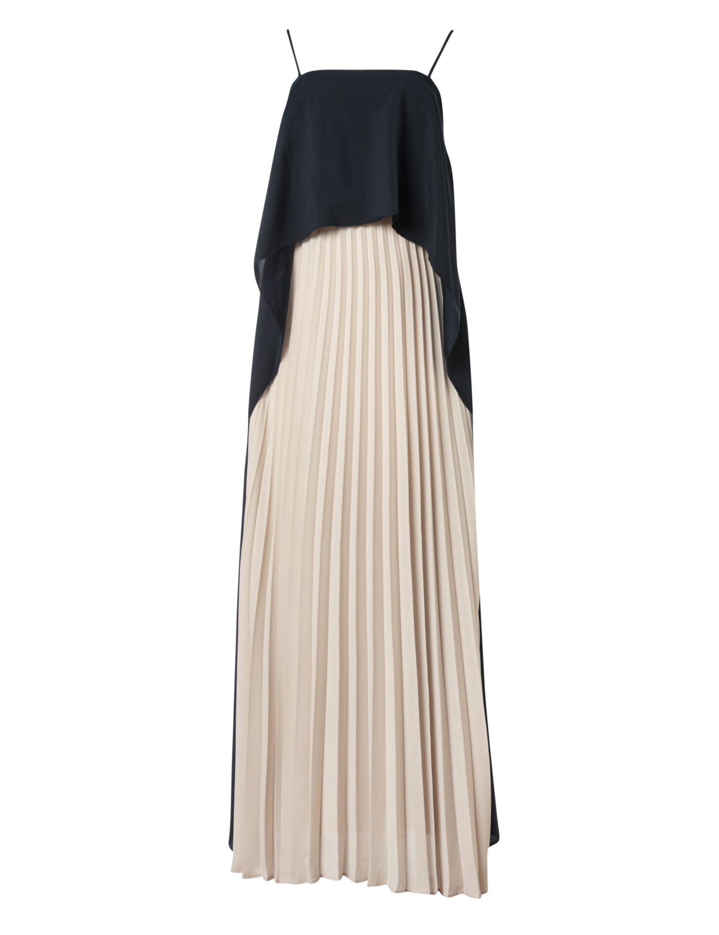 KLEONI PLEATED LONG DRESS