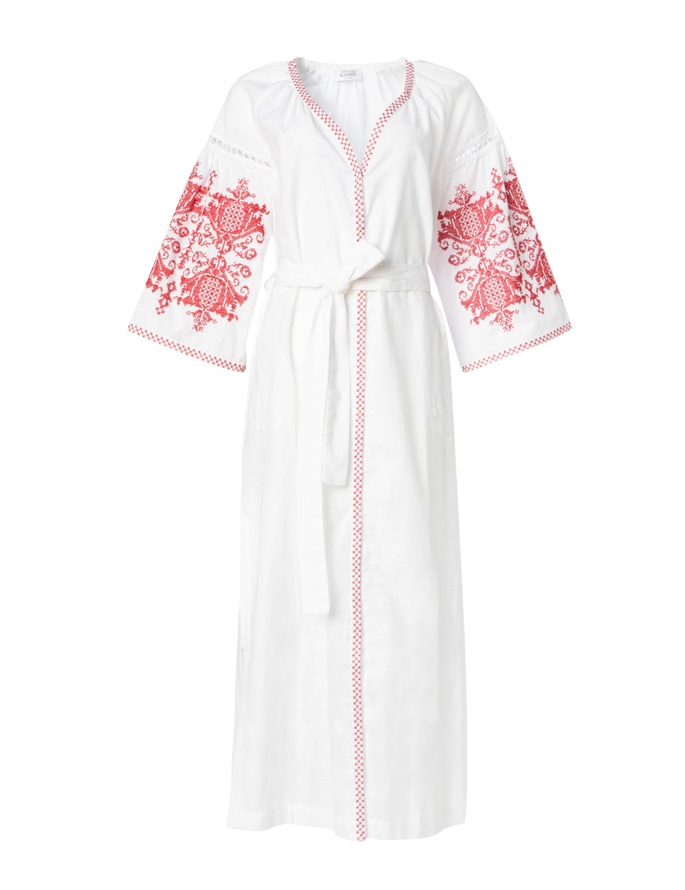 PENELOPE EMBROIDERED LONG KAFTAN
