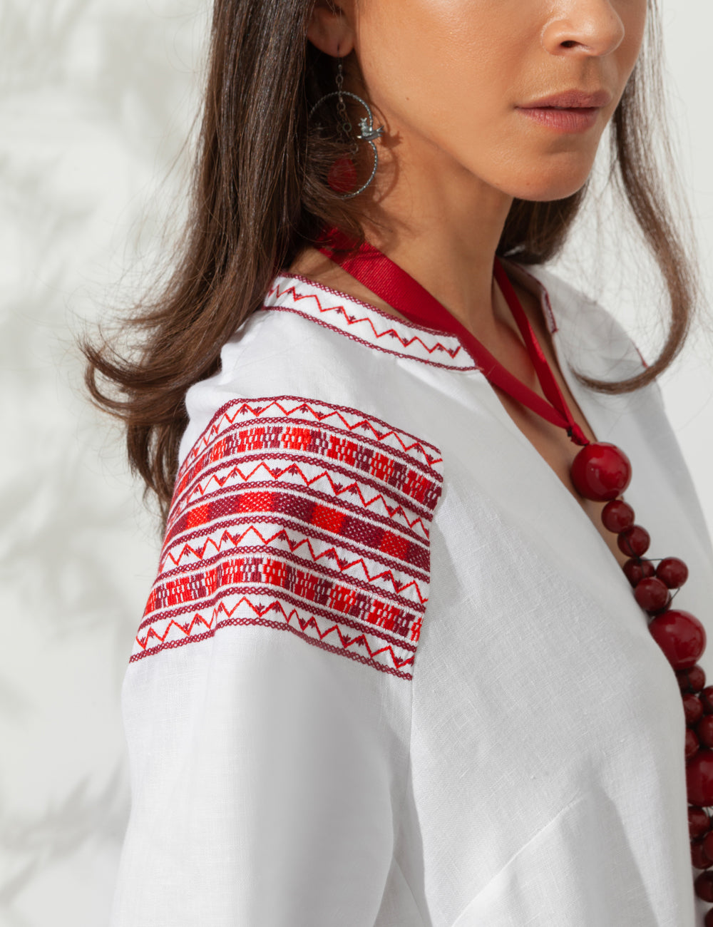 CHIOS EMBROIDERED MIDI KAFTAN