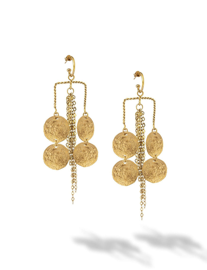 Greek folk earrings, Ancient Kallos