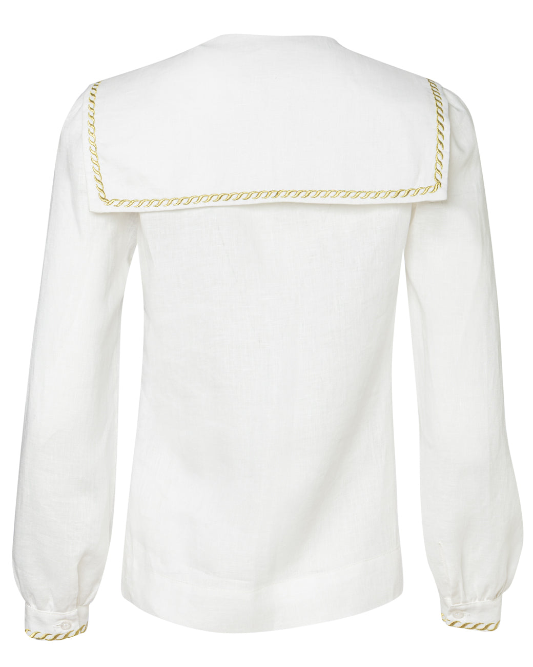 DESIS EMBROIDERED SAILOR TIE BLOUSE