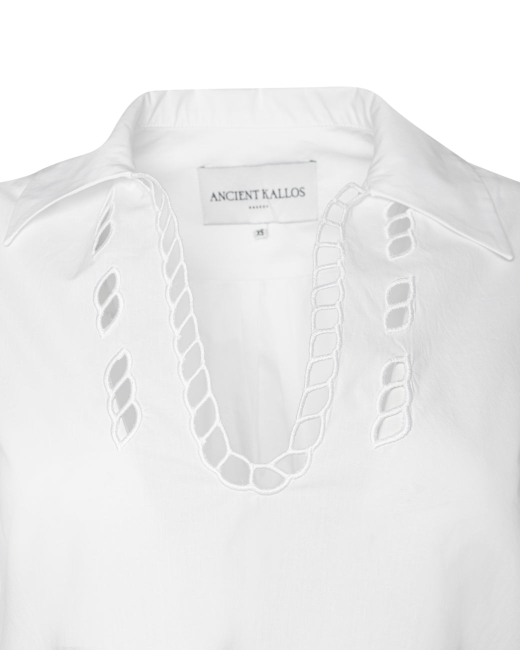 SCHINOUSA CUT-EMBROIDERED BLOUSE