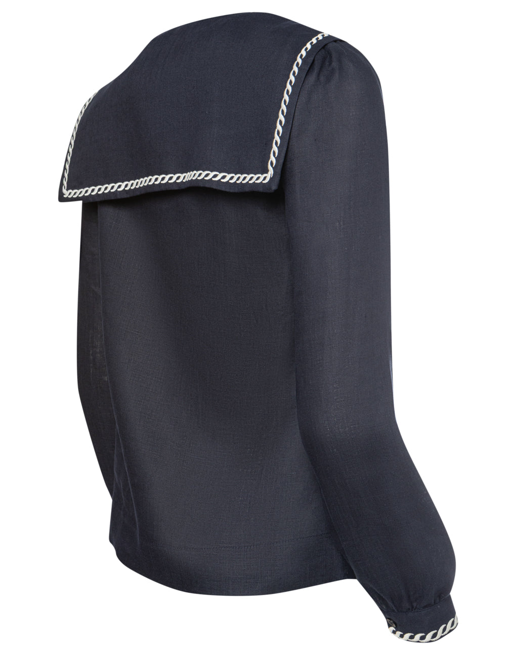 DESIS EMBROIDERED SAILOR TIE BLOUSE