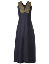 Navy blue - gold