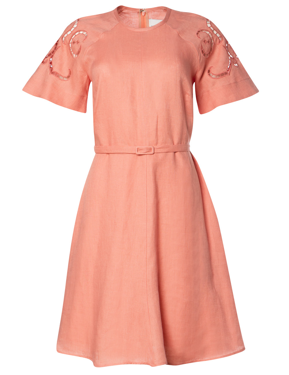 IPHIGENIA CUT EMBROIDERED MINI DRESS - WEB EXCLUSIVE