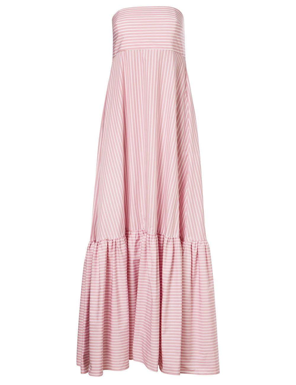 AEOLIA COTTON POPLIN STRIPED GOWN - WEB EXCLUSIVE