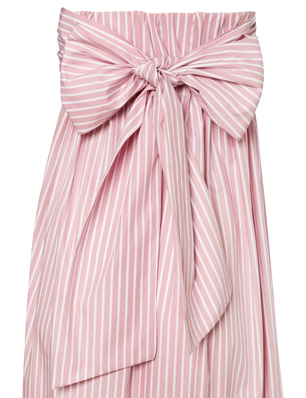 AEOLIA COTTON POPLIN STRIPED GOWN - WEB EXCLUSIVE