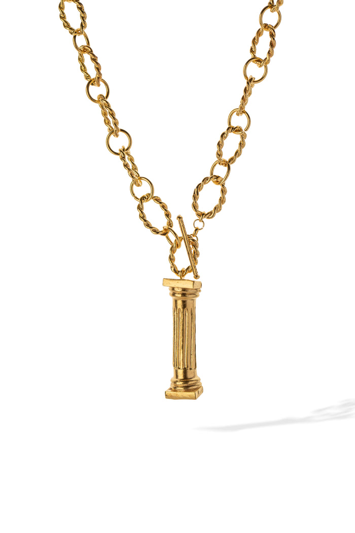Ionic column necklace, Ancient Kallos