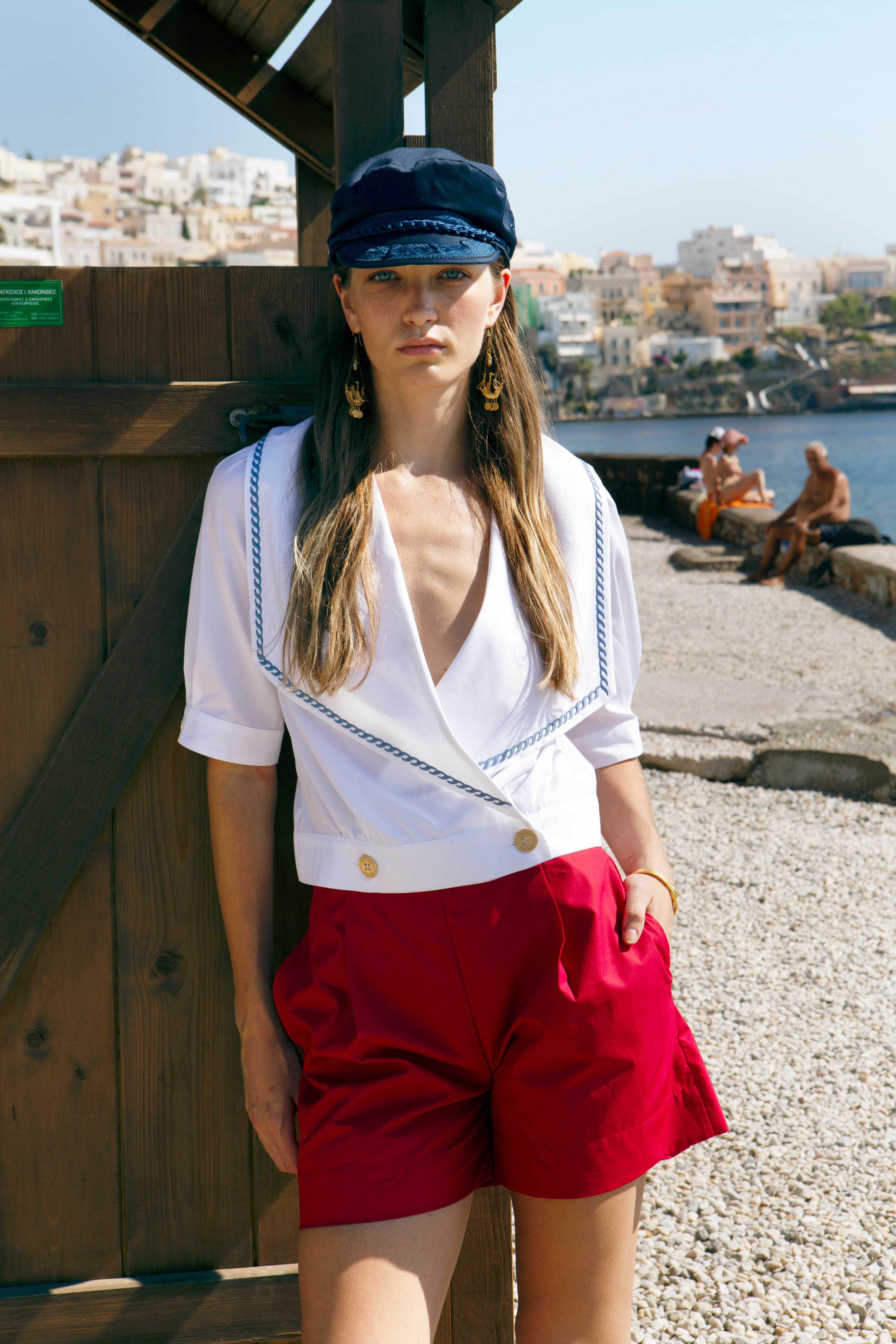 DESIS EMBROIDERED SAILOR SHIRT