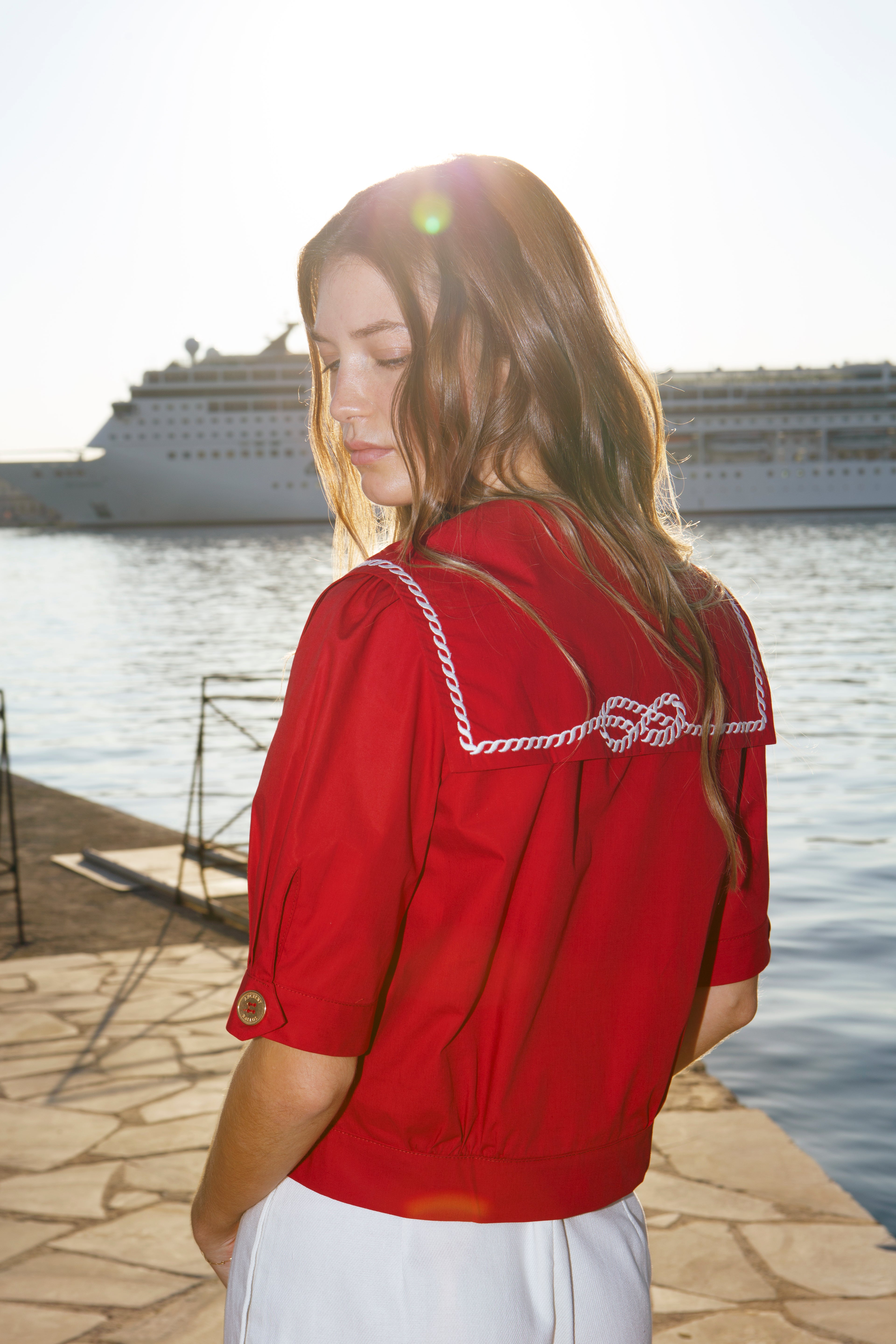 DESIS EMBROIDERED SAILOR SHIRT