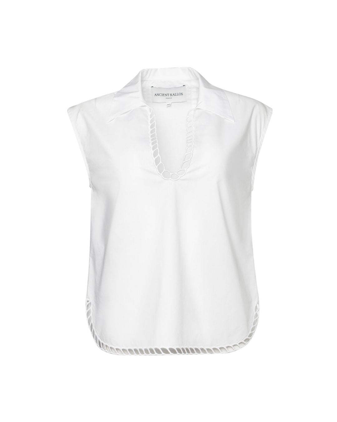 SCHINOUSA CUT-EMBROIDERED TOP