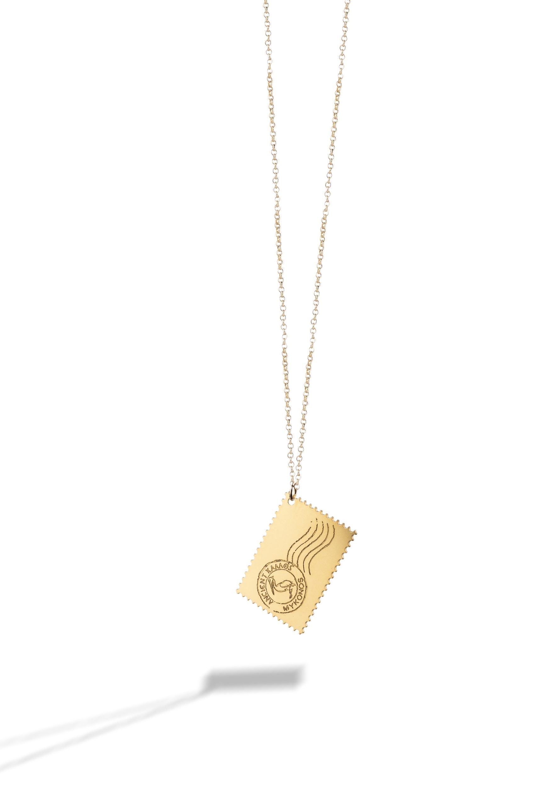 MYKONOS STAMP NECKLACE