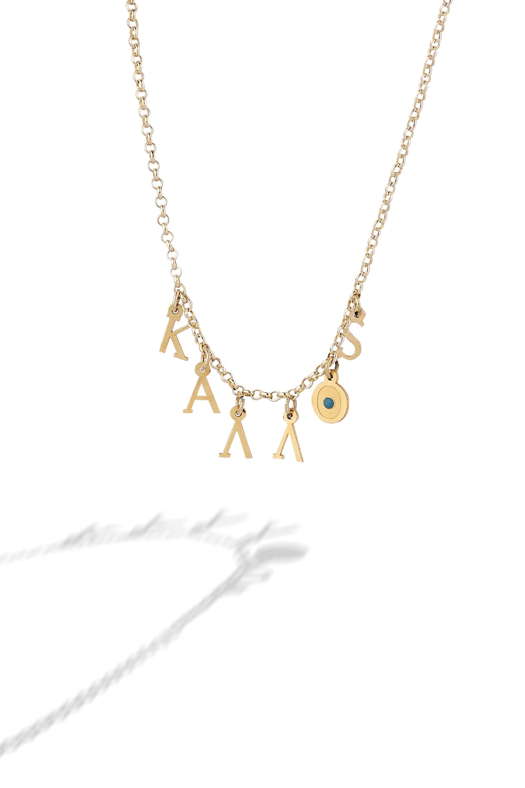 KALLOS LETTERS NECKLACE