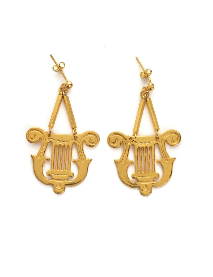 Lyra earrings, Ancient Kallos